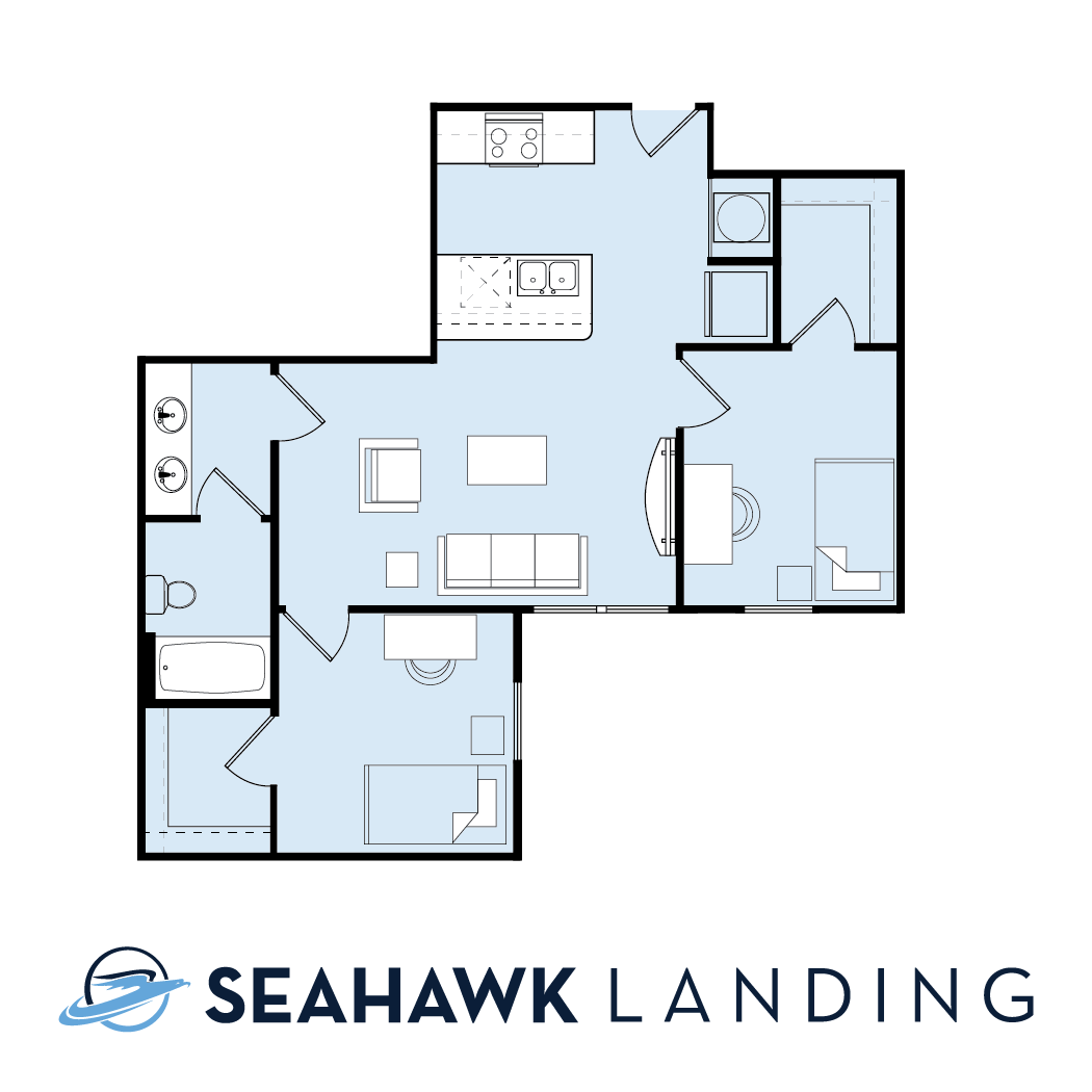 2 Bed 1 Bath (c) 2 Bed 1 Bath (c)